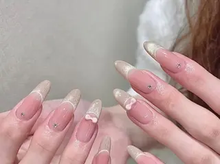 ネイル By moonネイル 🌷ワンホン/韓国風のネイルデザイン