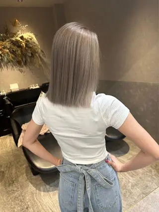 セミロング カラー 🍒楓🍒北九州1 艶カラー作る人🎨のヘアスタイル