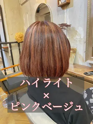 ミディアム カラー エクステ指名No.1 【店長】橘田のヘアスタイル