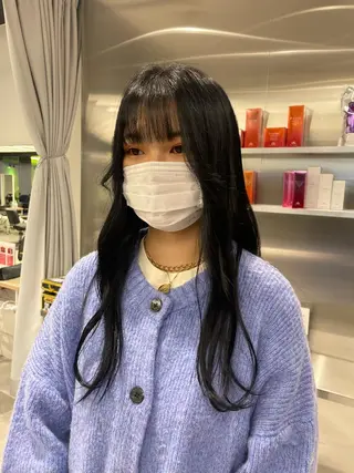 ロング カラー 🧁はるひ/ ZEST八王子🟡のヘアスタイル