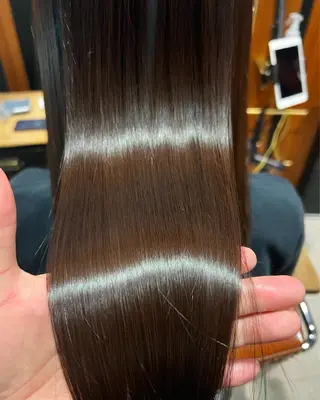 ロング 縮毛矯正&髪質改善 MAILHAIRのヘアスタイル