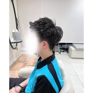 パーマ メンズ 韓国ヘア 🎀中川綾乃🎀のヘアスタイル