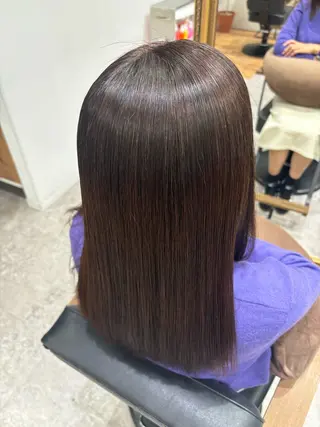 カラー 🍎ピンク、レッド系 暖色カラー🍎あやかのヘアスタイル