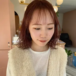 ミディアム カラー ヘアアレンジ akim kaminoke所属・矢場町 🌟yopiのヘアスタイル