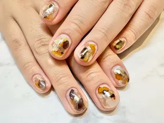 ネイル 痛ネイル🩶推し活 🤍店長sagawaのネイルデザイン