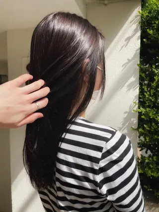 ロング パーマ 高橋 涼香のヘアスタイル