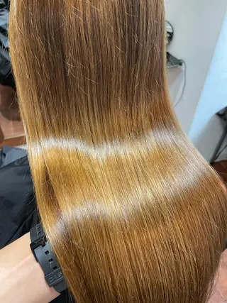 ロング 1%【横浜】 髪質改善&ケアカラーのヘアスタイル