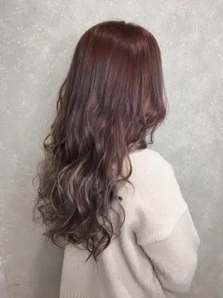 ロング カラー パーマ ヘアアレンジ freelance美容師所属・迷った時見てください 林 祥平のヘアスタイル