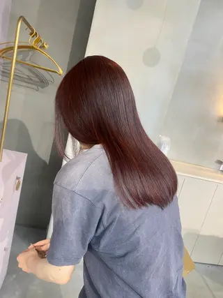 ロング カラー qulim所属・前橋 姫奈のヘアスタイル