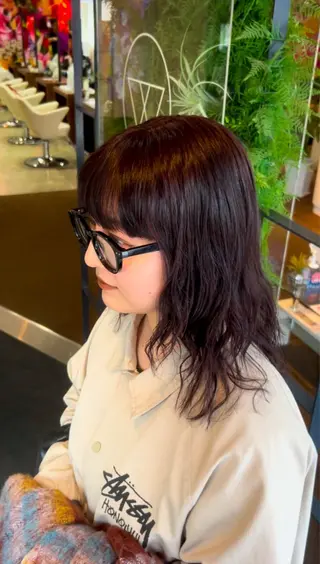 カラー パーマ yunosuke/艶 カラーw-salonのヘアスタイル