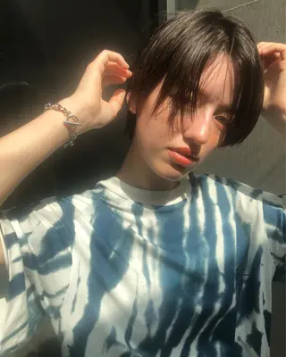 ショート カラー KEPKA ヤマグチ 天神 今泉のヘアスタイル