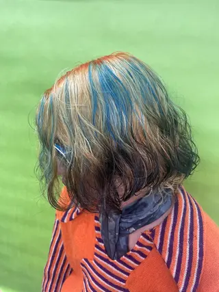 カラー メンズ デザインカラー⭐︎★ 🐆hyoma🐆のヘアスタイル