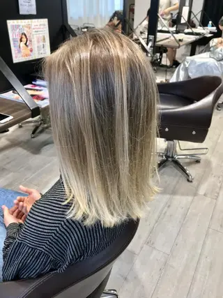 ミディアム ALPHA  HAIR所属・西院/ TAKAのヘアスタイル