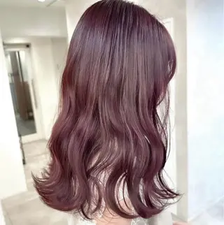 セミロング カラー PELE/ハイトーン /NATSUKIのヘアスタイル