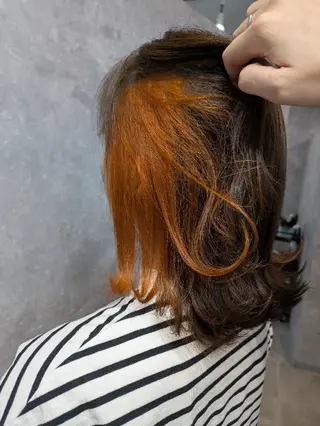 カラー ミディアム BUBBLES上福岡店所属・佐藤 璃咲のヘアスタイル