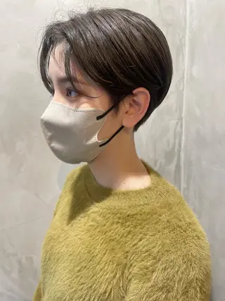 ショート カラー ヤマモト マイのヘアスタイル