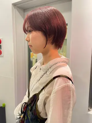 ショート ダブルカラー🦖 /髪質改善⚡️しおりのヘアスタイル