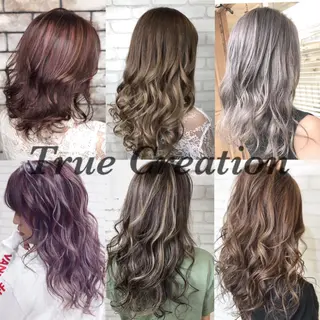 ロング カラー ヘアアレンジ 🍑🧋ハイトーン 暖色カラーlucaのヘアスタイル