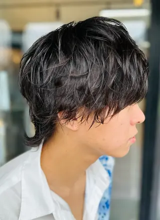 メンズ arika オケシ　リョウダイのヘアスタイル