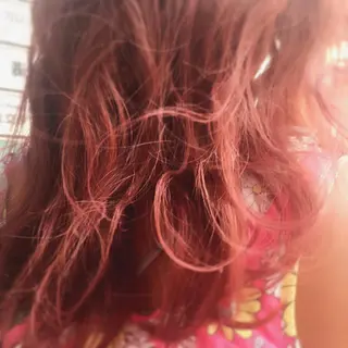 ロング カラー パーマ、髪質改善 川崎祐介のヘアスタイル