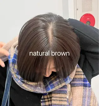 ミディアム カラー yiye aoyama所属・表参道yiye うららのヘアスタイル