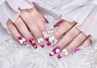 ネイル ☁️Minmin Tsuki💙🩵のネイルデザイン