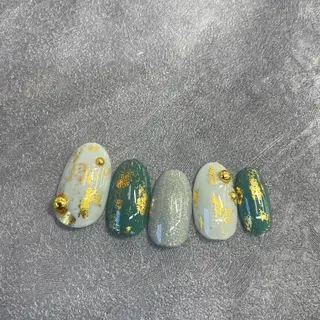 ネイル ⭐︎休業中の練習⭐︎ JNA認定講師髙橋のネイルデザイン