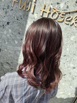 カラー 茅ヶ崎/ハイライト/ ハイトーン/関口実華のヘアスタイル