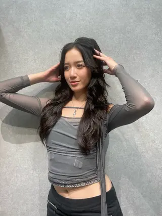 ロング Daisy🎀透け感 カラー🎀JUNAのヘアスタイル