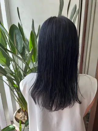 ロング カラー ブリーチカラー🦖 岡部木乃夏のヘアスタイル