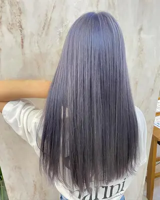 ロング カラー なつき/派手髪カラー /艶髪カラーのヘアスタイル