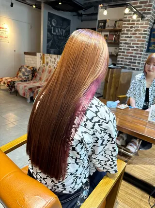 ロング レイヤーカット🫧 ／髪質改善✨TOWAのヘアスタイル