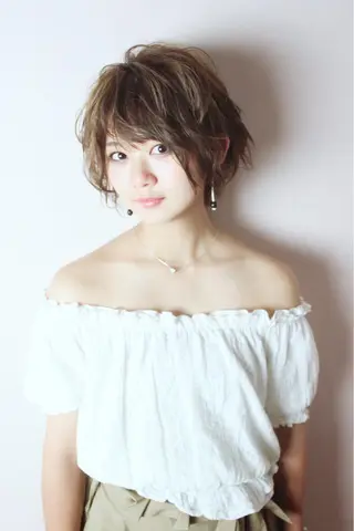 ショート カラー パーマ ✨U-topia渡邉 大樹【公認資格有】✨のヘアスタイル