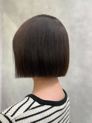 ショート 縮毛矯正×ボブ美容師 /飯田 輝のヘアスタイル