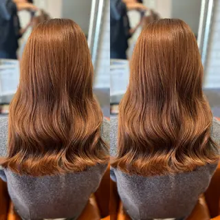 セミロング 🇰🇷韓国風レイヤ ー🇰🇷の達人🔥のヘアスタイル