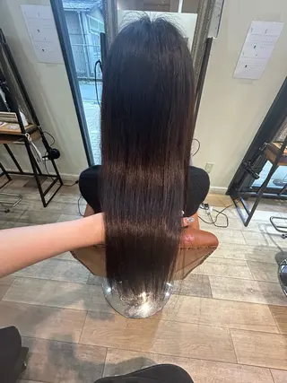 ロング カラー 松尾 遥花のヘアスタイル