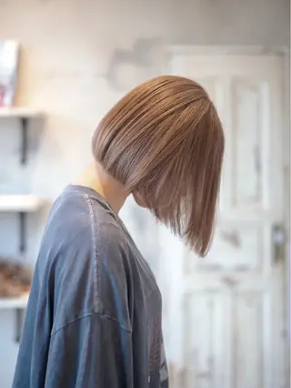 ミディアム カラー モトムラ アミのヘアスタイル