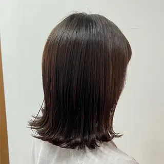 ミディアム カラー 安岡美咲✂︎ 艶カラー/髪質改善のヘアスタイル
