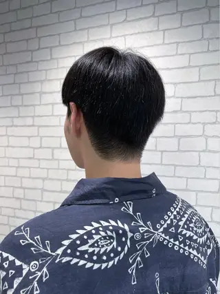 メンズ ボブ/レイヤー/ ダブルカラー/みのりのヘアスタイル