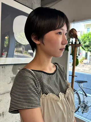 ショート 永田 愛莉のヘアスタイル