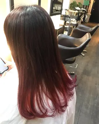 セミロング カラー お気に入り口コミ満足度☺️ご紹介数No.1 エリア 大人気❗️最新サロン 駅2分!所属・バッサリ◎矯正〜スパ ☆年祭#髪医者サロンのヘアスタイル