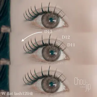 マツエク・マツパ Chou2jip 古賀繪里加のマツエク・マツパデザイン