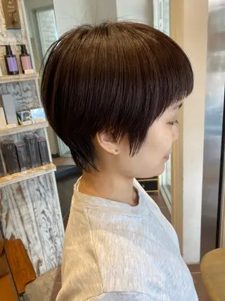 ショート 白髪ぼかしハイライト 着付けヘアアレンジのその他イメージ