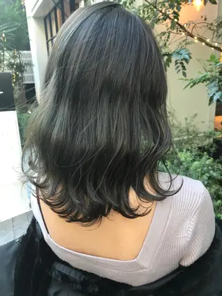 ミディアム LOMA🇰🇷 銀座クボタのヘアスタイル