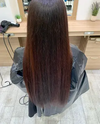 カラー 遠藤姫花 𝒂𝒔𝒉草加𓂃のヘアスタイル