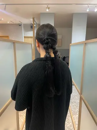 ロング 女性スタイリスト専門サロン Zina 天神西通り所属・艶髪韓国ヘア MANAMI🎀のヘアスタイル