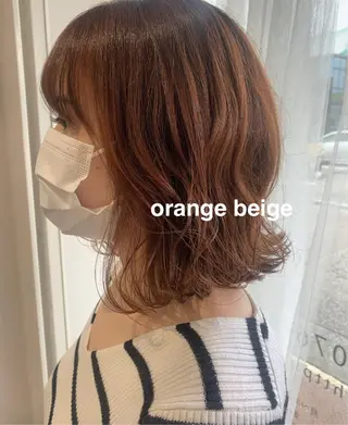 ミディアム カラー kitagawa mayuのヘアスタイル