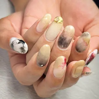 ネイル 丁寧カウンセリング 個性派ネイルyukoのネイルデザイン