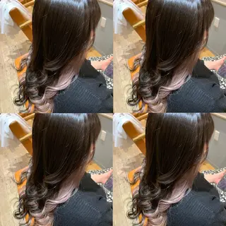 ロング カラー ヘアアレンジ 🦋韓国ヘア 坂本 菜摘🦋のヘアスタイル