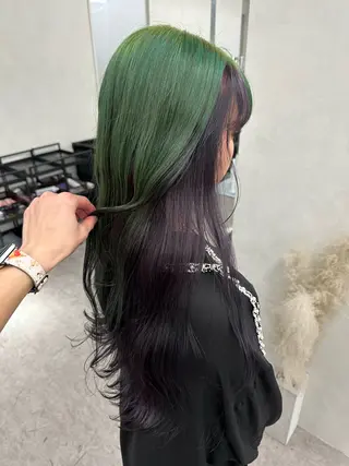 ロング カラー ✨武内凌太✨ 複雑履歴/ムラ修正のヘアスタイル